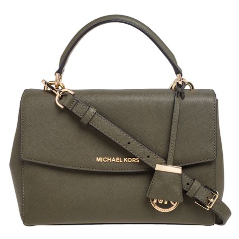 michael kors green small bag|Michael Kors olive green handbags.